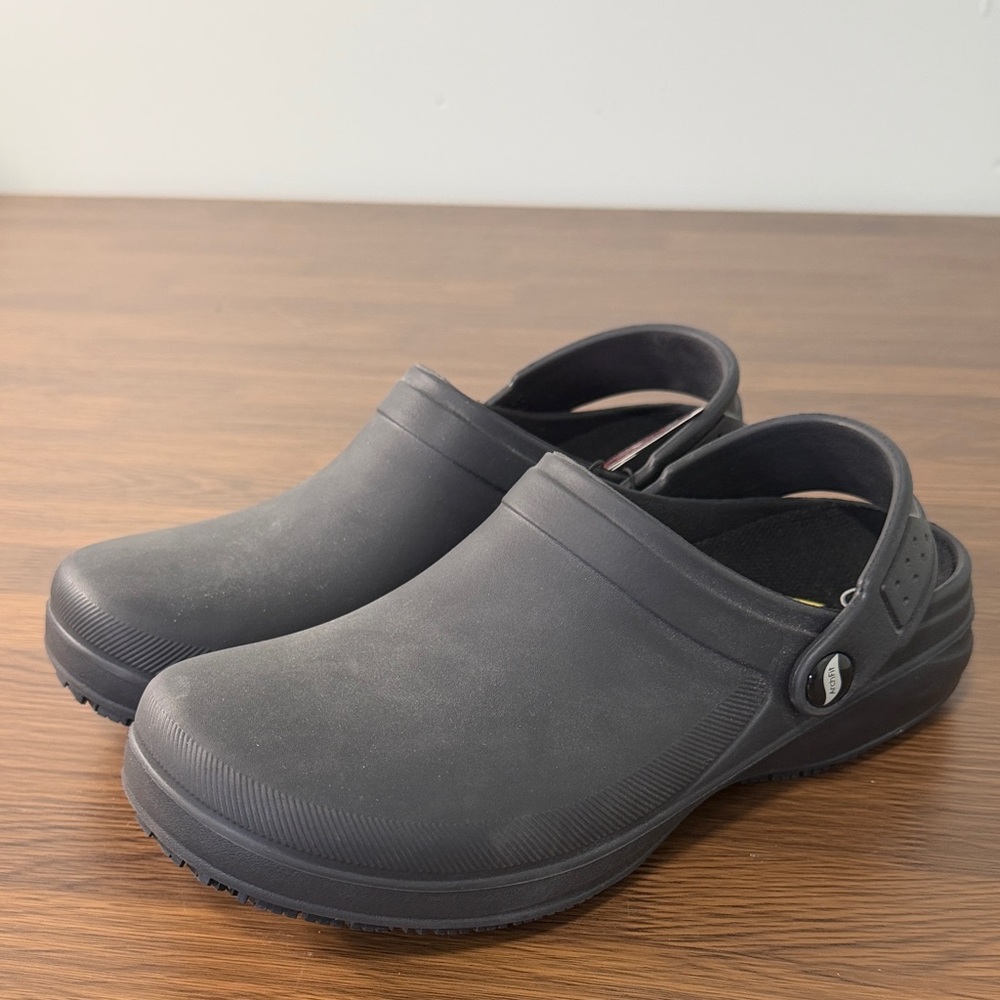 Skechers Black Women's Slip Resistant‎ Work Clogs Sz 7 NWT